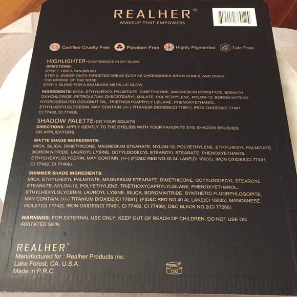 BNWT RealHer Highlighter and Eyeshadow Duo Set - Picture 4 of 4
